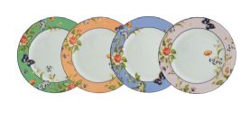 Aynsley Cottage Garden Plates set of 4 Mixed